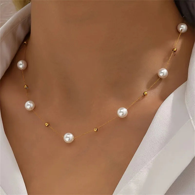 Collier Perles d’Or