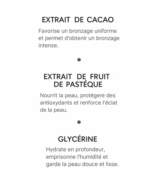 Crème autobronzante