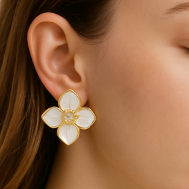 Boucles d'oreilles fleurs