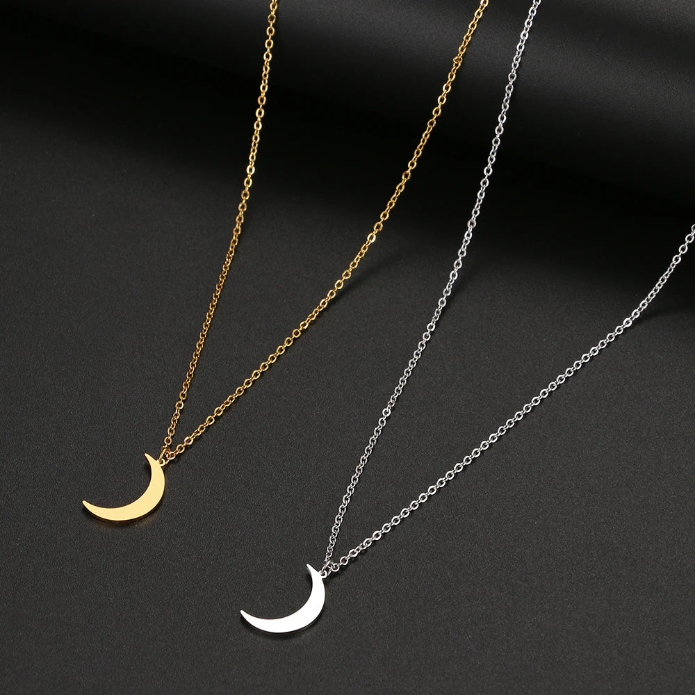 Collier Pendentif Lune