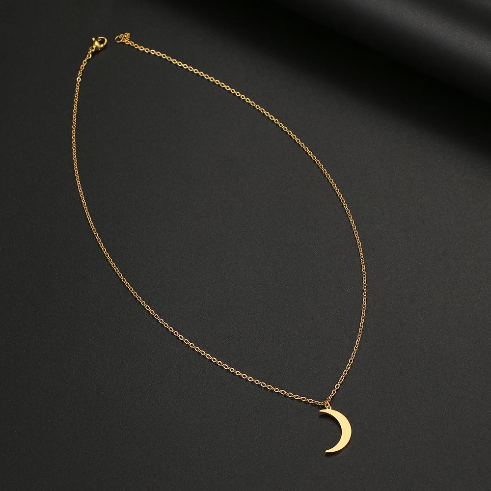 Collier Pendentif Lune