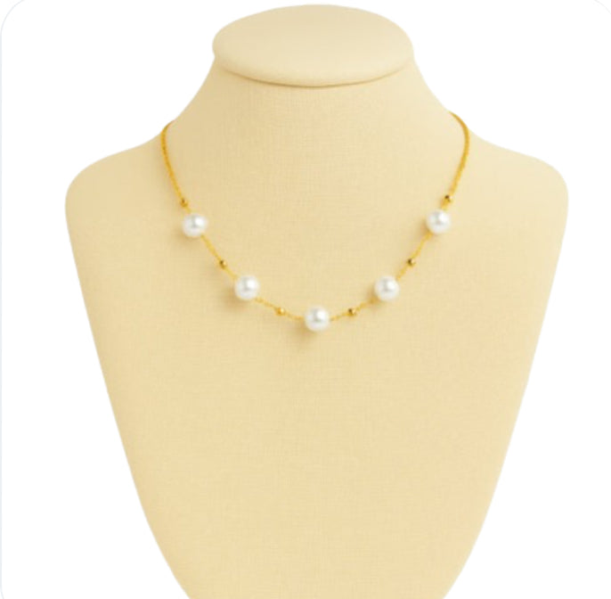 Collier Perles d’Or