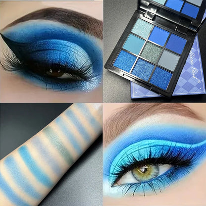 Palettes de 9 fards à paupières