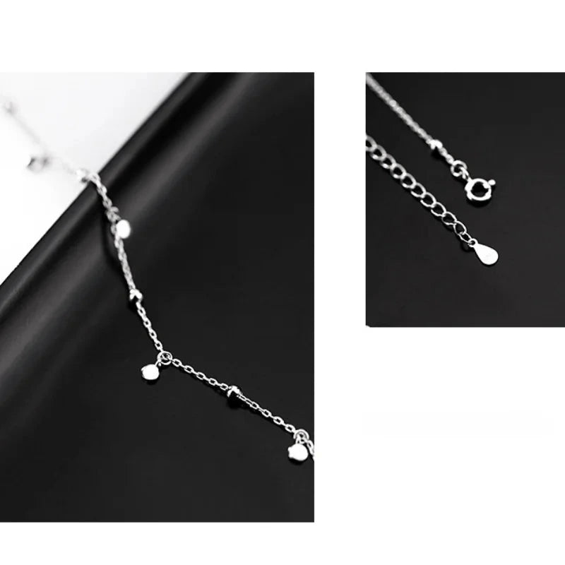 Collier Argenté à Pampilles