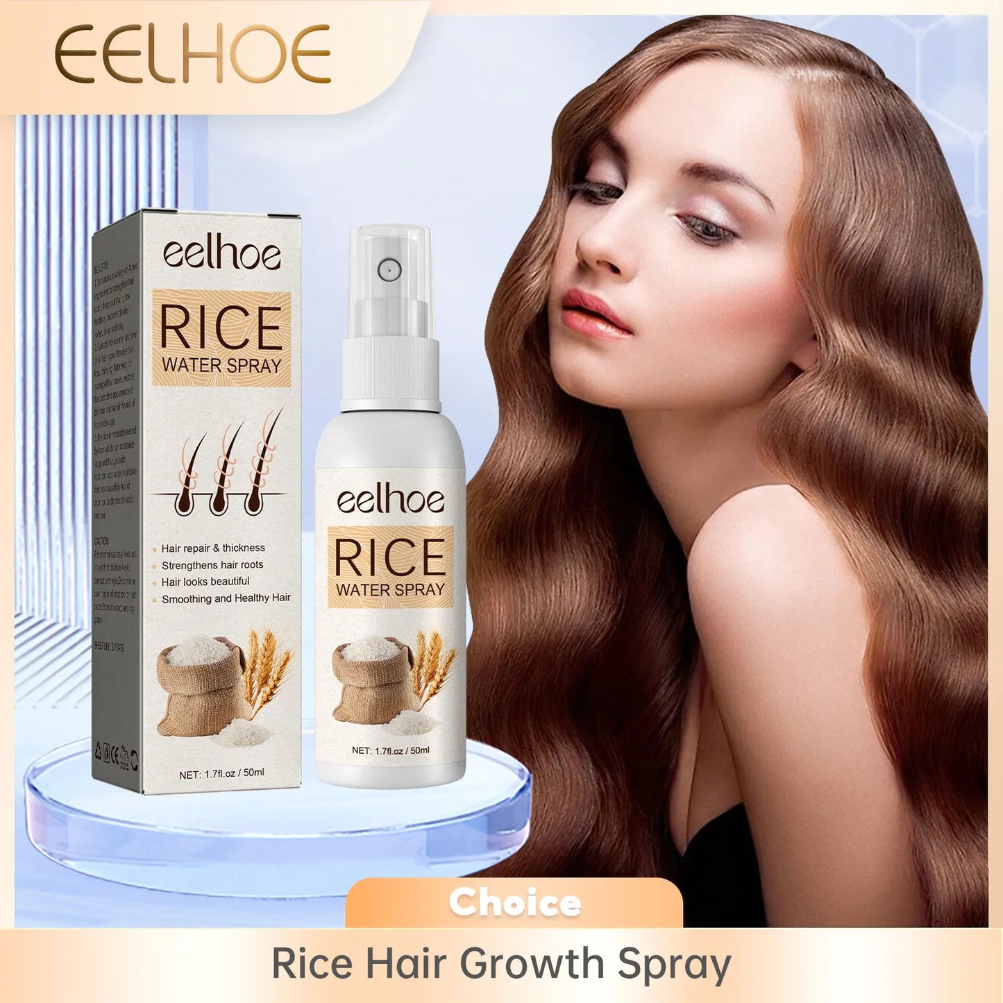 Spray croissance cheveux