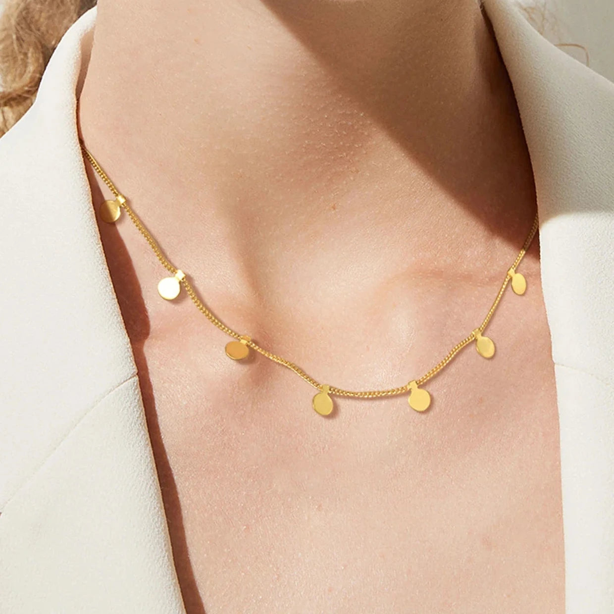 Collier à Breloques Rondes