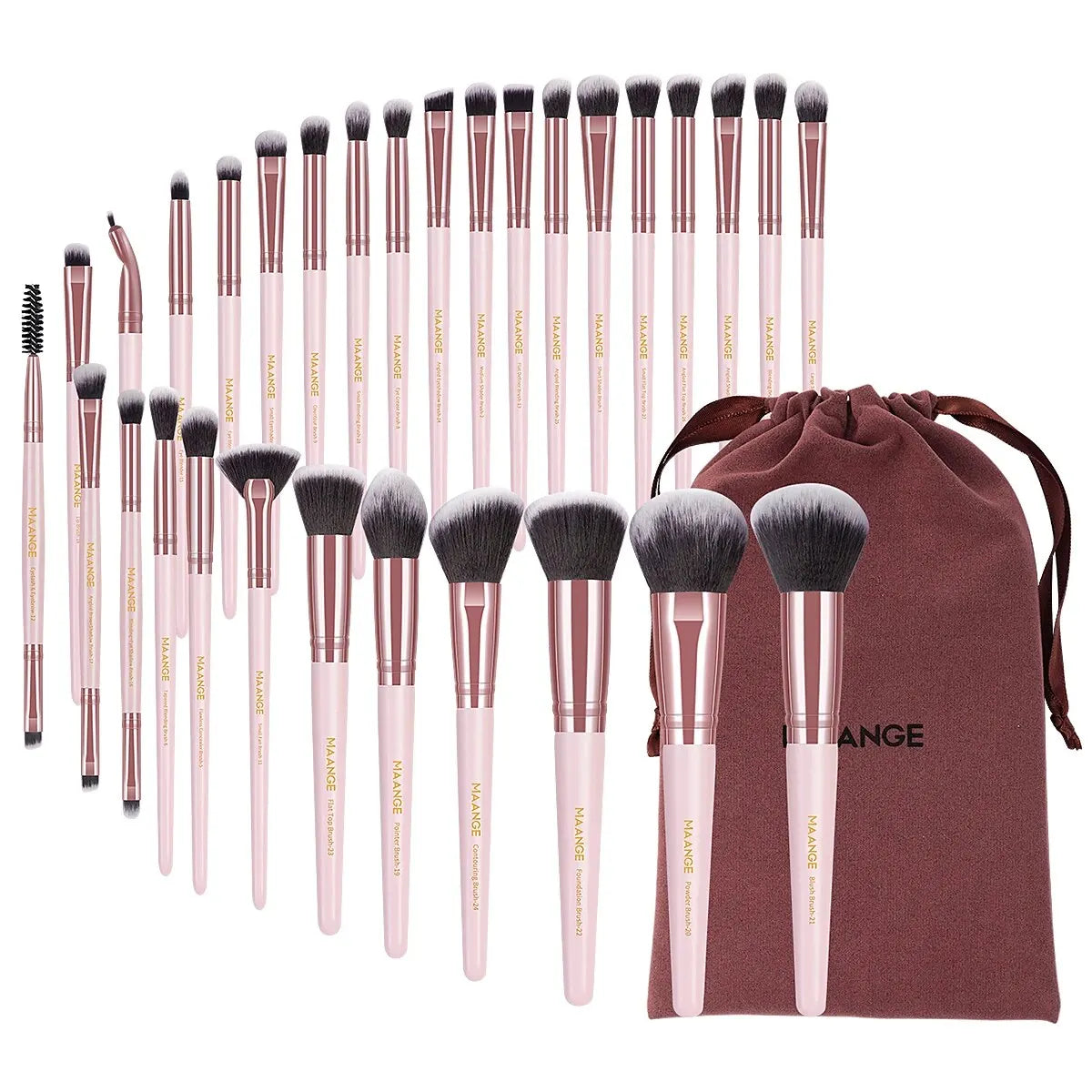 Set de 30 Pinceaux de Maquillage