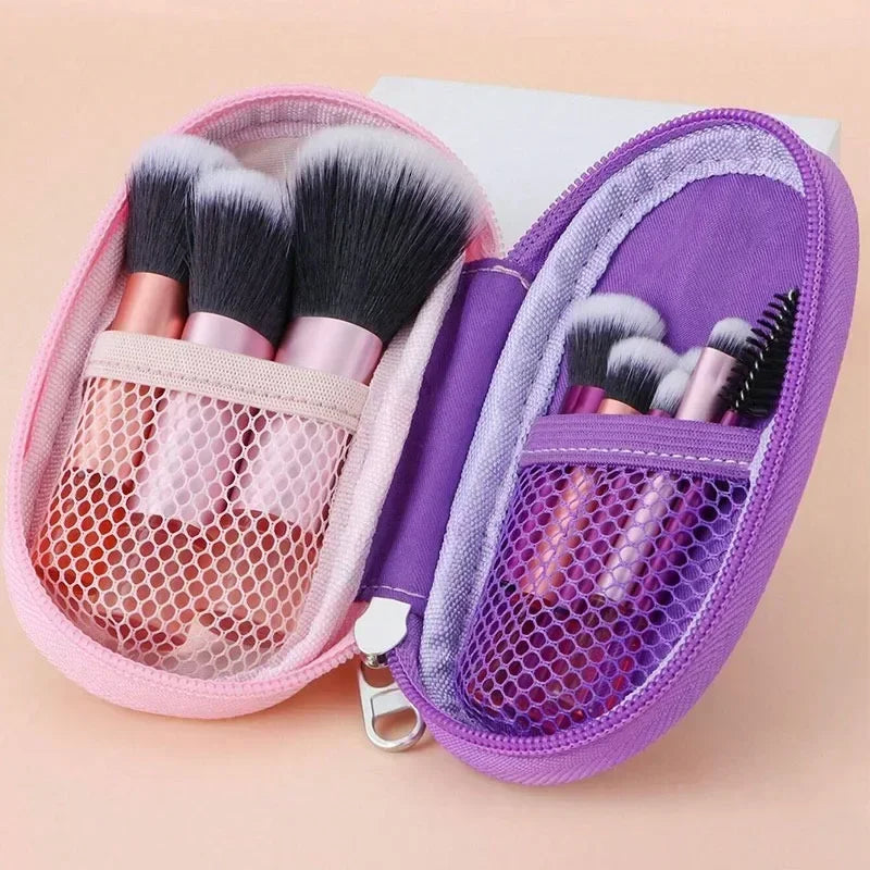 Set de 10 Pinceaux de Maquillage de Voyage