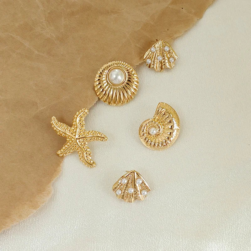 Boucles d'Oreilles Été Vintage