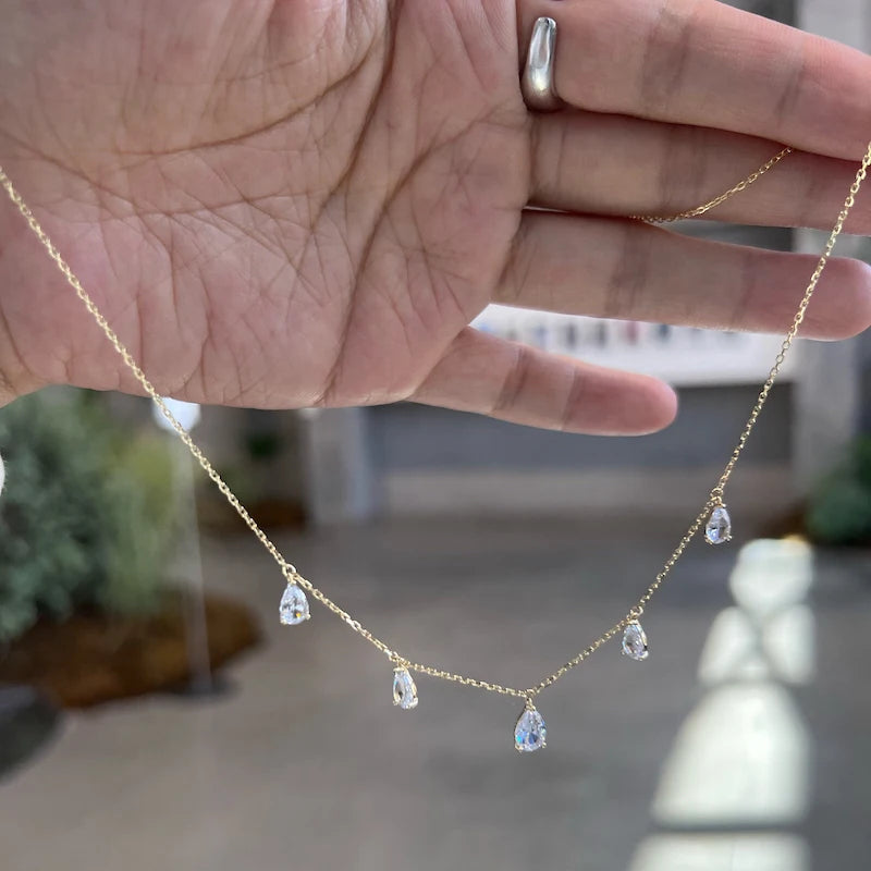 Collier Pluie de Diamants