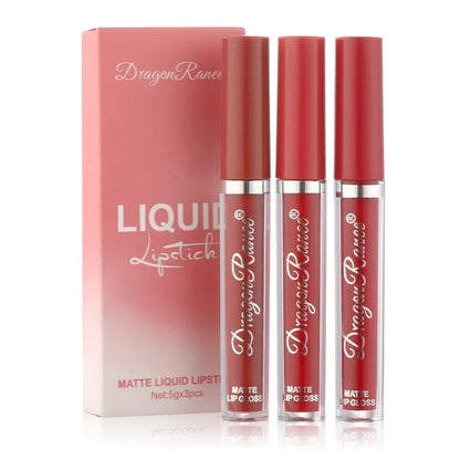 Coffret de 3 Rouges à Lèvres Liquides Mats