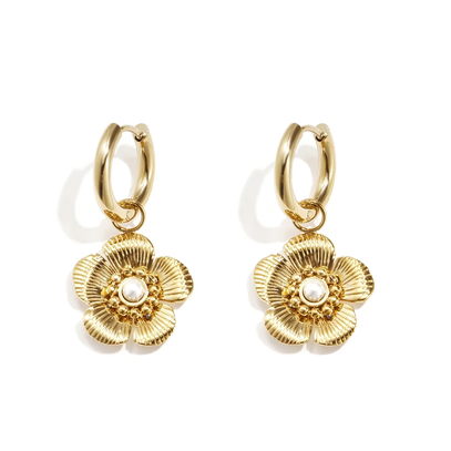 Boucles d'oreilles Immortelle