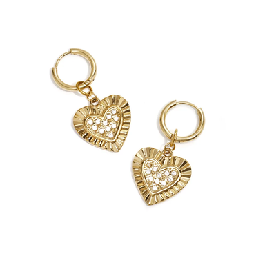 Boucles d'oreilles Pivoine