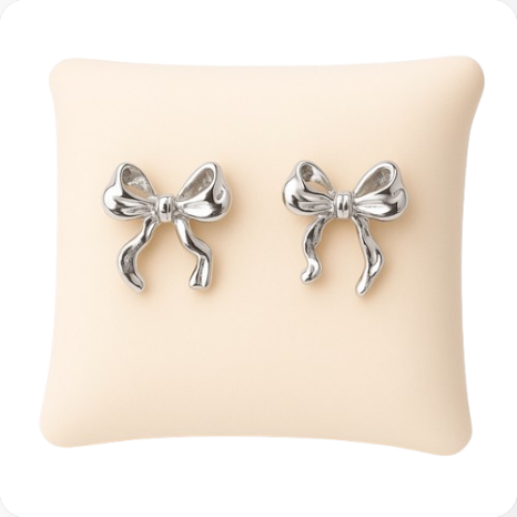 Boucles d'oreilles noeuds