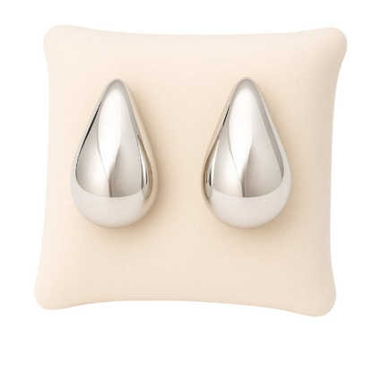 Boucles d’oreilles goutte effet miroir