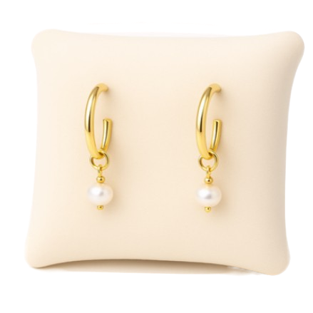 Boucles d'oreilles perles irrégulières