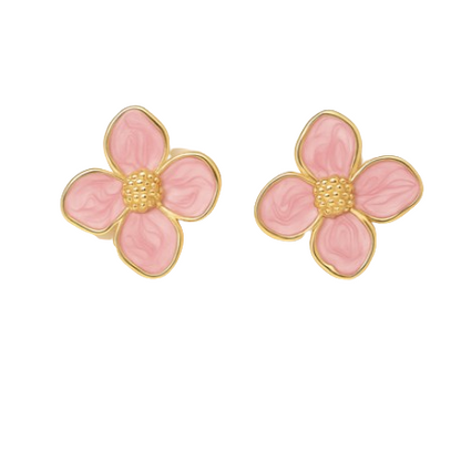 Boucles d'oreilles fleurs