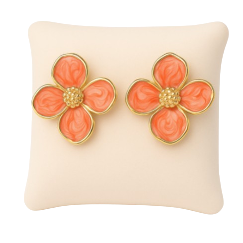 Boucles d'oreilles fleurs